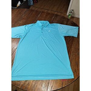 XXL Bobby Jones Blue White Short Sleeve Polo Shirt Casual Athleisure Athletic